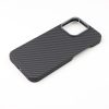 Aramid mágneses karbon tok, Iphone 16 Pro,  Fekete