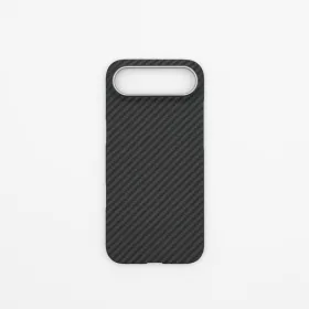 Mágneses aramid karbon tok, iPhone Air , Fekete