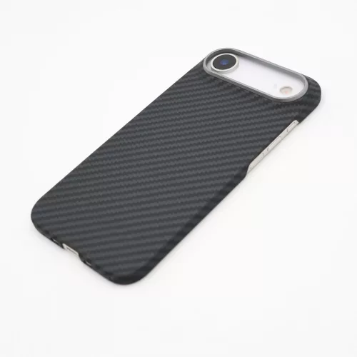 Mágneses aramid karbon tok, iPhone Air , Fekete