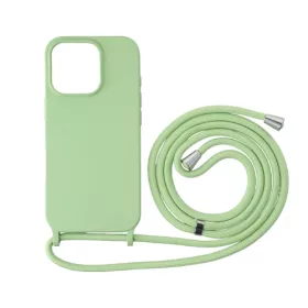   iPhone 16 Pro TPU+PC fesztiváltok, nyári liget azonos színű nyak