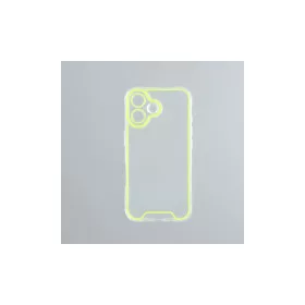 iPhone 16 vékony TPU szilikon hátlap, NeonZöld