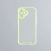 iPhone 16 vékony TPU szilikon hátlap, NeonZöld