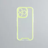 iPhone 16 Pro vékony TPU szilikon hátlap, NeonZöld