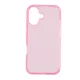 Iphone 16 csillámos szilikon hátlap, Pink