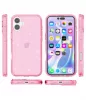 Iphone 16 csillámos szilikon hátlap, Pink