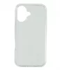 Iphone 16 csillámos szilikon hátlap, Átlátszó
