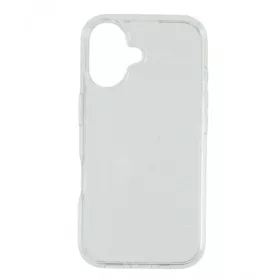 Iphone 16 csillámos szilikon hátlap, Átlátszó