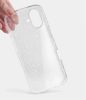 Iphone 16 csillámos szilikon hátlap, Átlátszó
