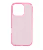 Iphone 16 Pro csillámos szilikon hátlap, Pink