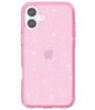 Iphone 16 Pro csillámos szilikon hátlap, Pink