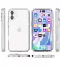 Iphone 16 Pro csillámos szilikon hátlap, Átlátszó
