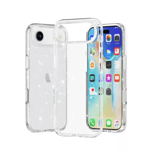 Iphone Air csillámos szilikon telefontok, Átlátszó
