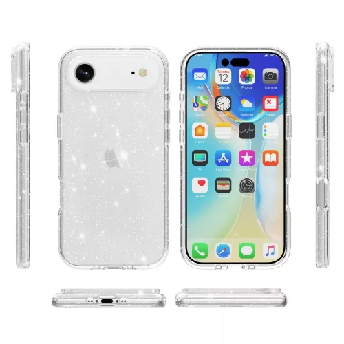 Iphone Air csillámos szilikon telefontok, Átlátszó