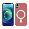 iPhone 14 Pro Max mágneses szilikon tok, Piros