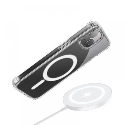 iPhone 15 mágneses szilikon tok, Kék