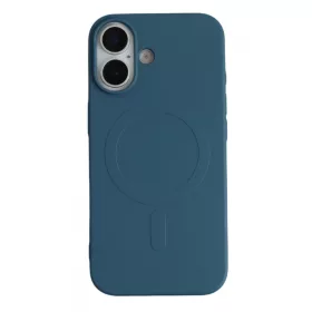 iPhone 17 mágneses szilikon tok, Kék