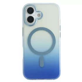 iPhone 17 mágneses tok, Kék-átlátszó