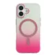 iPhone 17 mágneses tok, Pink-átlátszó