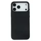 iPhone 17 Pro Max mágneses szilikon tok, Fekete