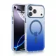 iPhone 17 Pro mágneses tok, Kék-átlátszó