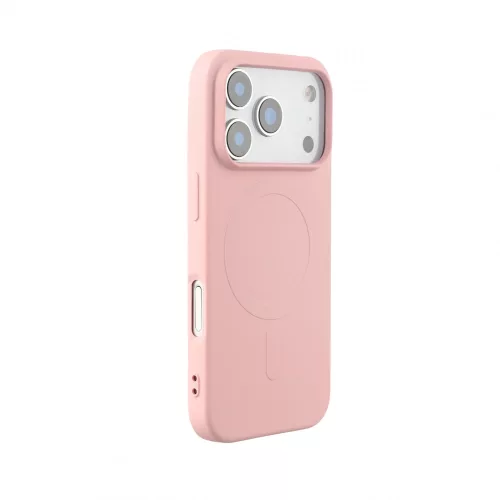 Cellect iPhone 18 Pro mágneses szilikon tok, Pink