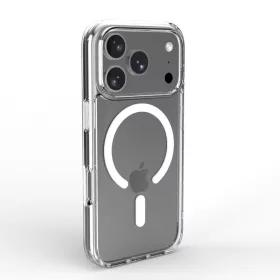 Cellect iPhone 18 Pro mágneses szilikon tok, Átlátszó