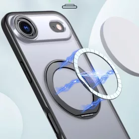 iPhone  Air mágneses 360° forgatható tok, Fekete