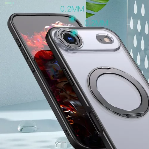 iPhone  Air mágneses 360° forgatható tok, Fekete