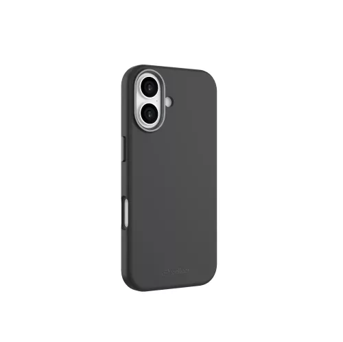 Mágneses puha szilikon tok, iPhone 17, Fekete