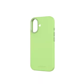 Mágneses puha szilikon tok, iPhone 17, Neonzöld