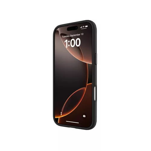 Mágneses puha szilikon tok, iPhone  Air, Fekete
