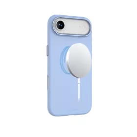 Mágneses puha szilikon tok, iPhone  Air, V.kék