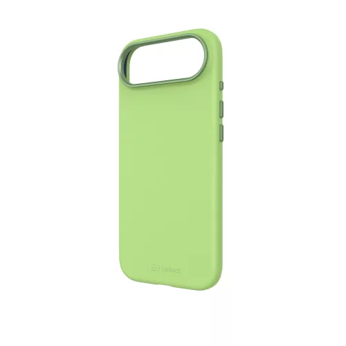 Mágneses puha szilikon tok, iPhone  Air, Neonzöld