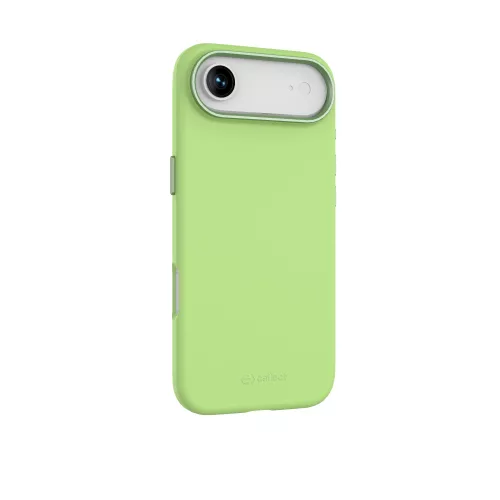 Mágneses puha szilikon tok, iPhone  Air, Neonzöld