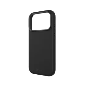 Mágneses puha szilikon tok, iPhone 17 Pro Max, Fekete