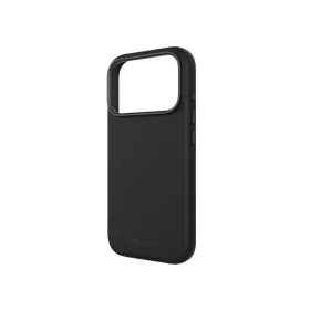 Mágneses puha szilikon tok, iPhone 17 Pro, Fekete