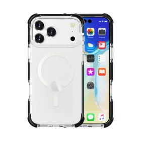   Cellect iPhone 18 Pro ütésálló mágneses szilikon hátlap,Fekete