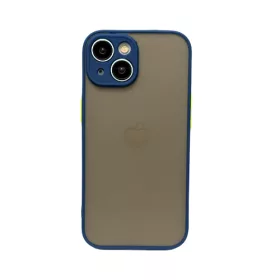 iPhone 15 műanyag tok, kék, zöld - 