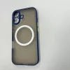 iPhone 17 mágneses műanyag tok, kék-zöld