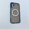 iPhone 16 Plus mágneses műanyag tok, kék-zöld