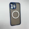 iPhone 16 Pro Max mágneses műanyag tok, kék-zöld