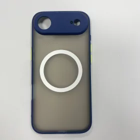 iPhone  Air mágneses műanyag tok, kék-zöld