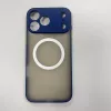 iPhone 17 Pro Max mágneses műanyag tok, kék-zöld