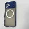 iPhone 17 Pro Max mágneses műanyag tok, kék-zöld