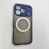 iPhone 17 Pro mágneses műanyag tok, kék-zöld