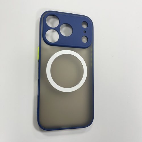 iPhone 17 Pro mágneses műanyag tok, kék-zöld