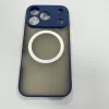 iPhone 17 Pro mágneses műanyag tok, kék-zöld