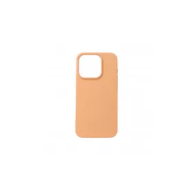 Premium szilikon tok, iPhone 15, Narancs