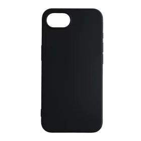 iPhone 17e/16e prémium szilikon tok, Fekete - 