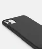 iPhone 17e/16e prémium szilikon tok, Fekete - 
